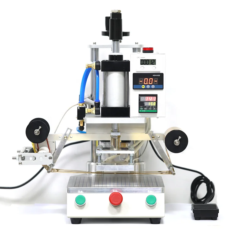 

For Hot Foil Stamping Machine 300W 500W Heat Press Machine Manual Embossing Bronzing Machines Used For Leather PVC Papers Embos