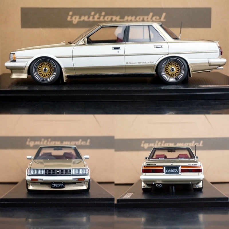 IG 1:18 Cresta GT Twin Turbo JDM Simulation Limited Edition Resin Metal Static Car Model Toy Gift