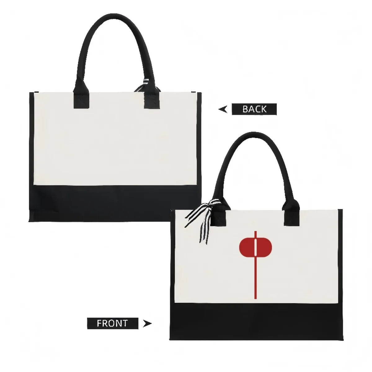 MRPICKLES 2026 وصول جديد موضة عملية واسعة قابلة لإعادة الاستخدام حمل حقيبة نمط طباعة 2 لهجة الثقيلة حقيبة كتف كبيرة ل أ #2