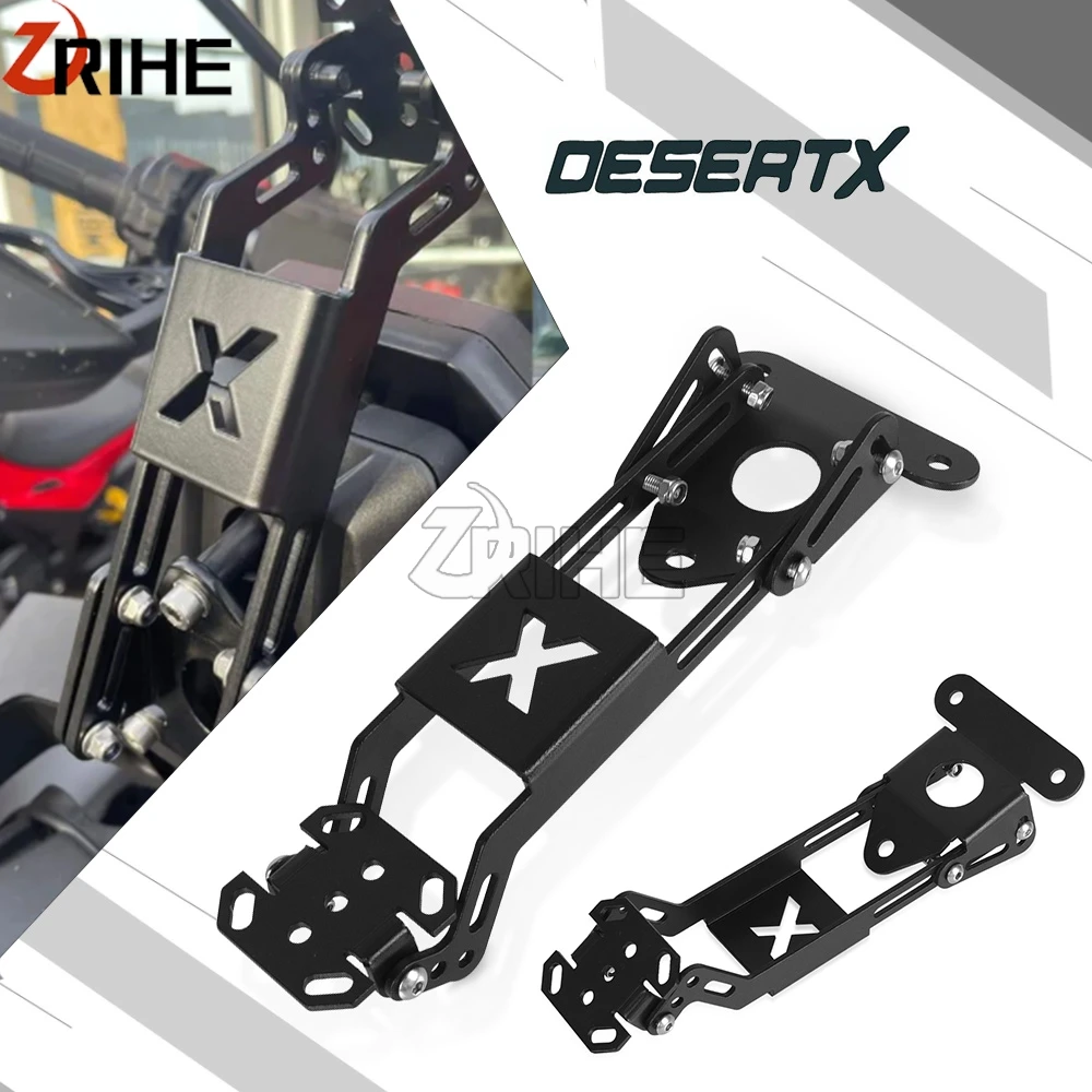 

Motorcycle Aluminium Navigation GPS Support Mount Bracket Holder For Ducati Desert X 2022 2023 2024 2025 Utility And NAV Mount