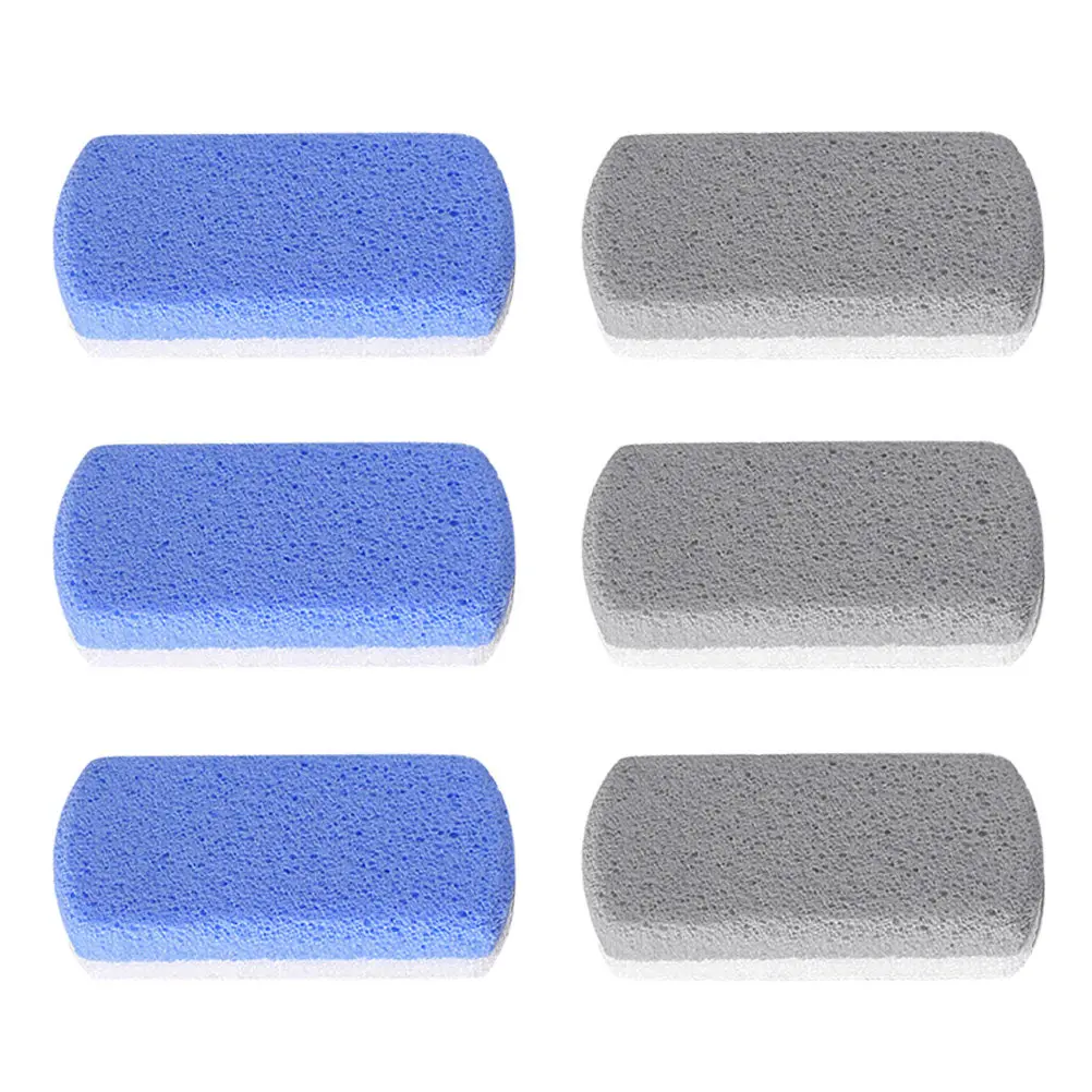 6Pcs Pedicure Pumice Stones Portable Foot Care Tools Exfoliate Dead Skin Callus Remover Grinding Foot Scrubbers for Smooth Heels