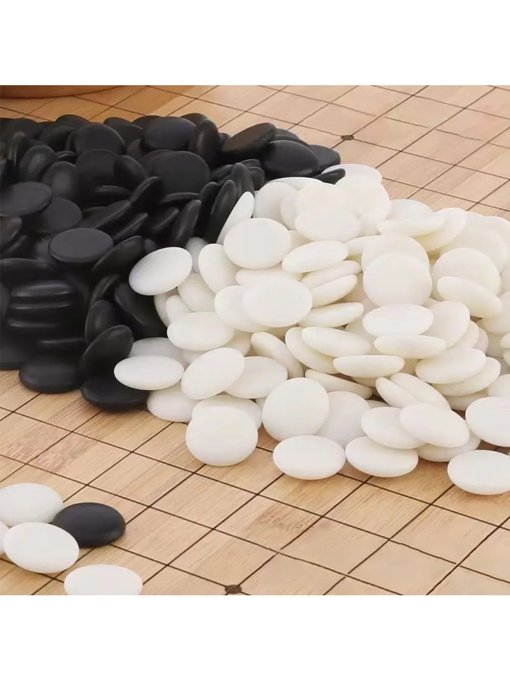 361 Stuks Gobang Weiqi Go Game Beginner Competitie Beginner Instapniveau Zwart Wit Schaakstukken Familie Vrije Tijd Speelgoed UG376