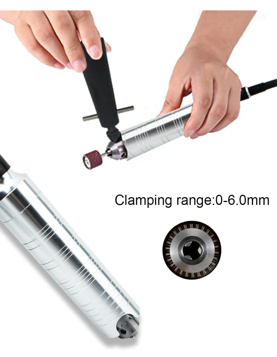 FORDEOM SR Hanging Flex Shaft Grinder 230W Rotary Tool with Stepless Speed Foot Pedal Rotary Carver for Carving, Buffing,Polish