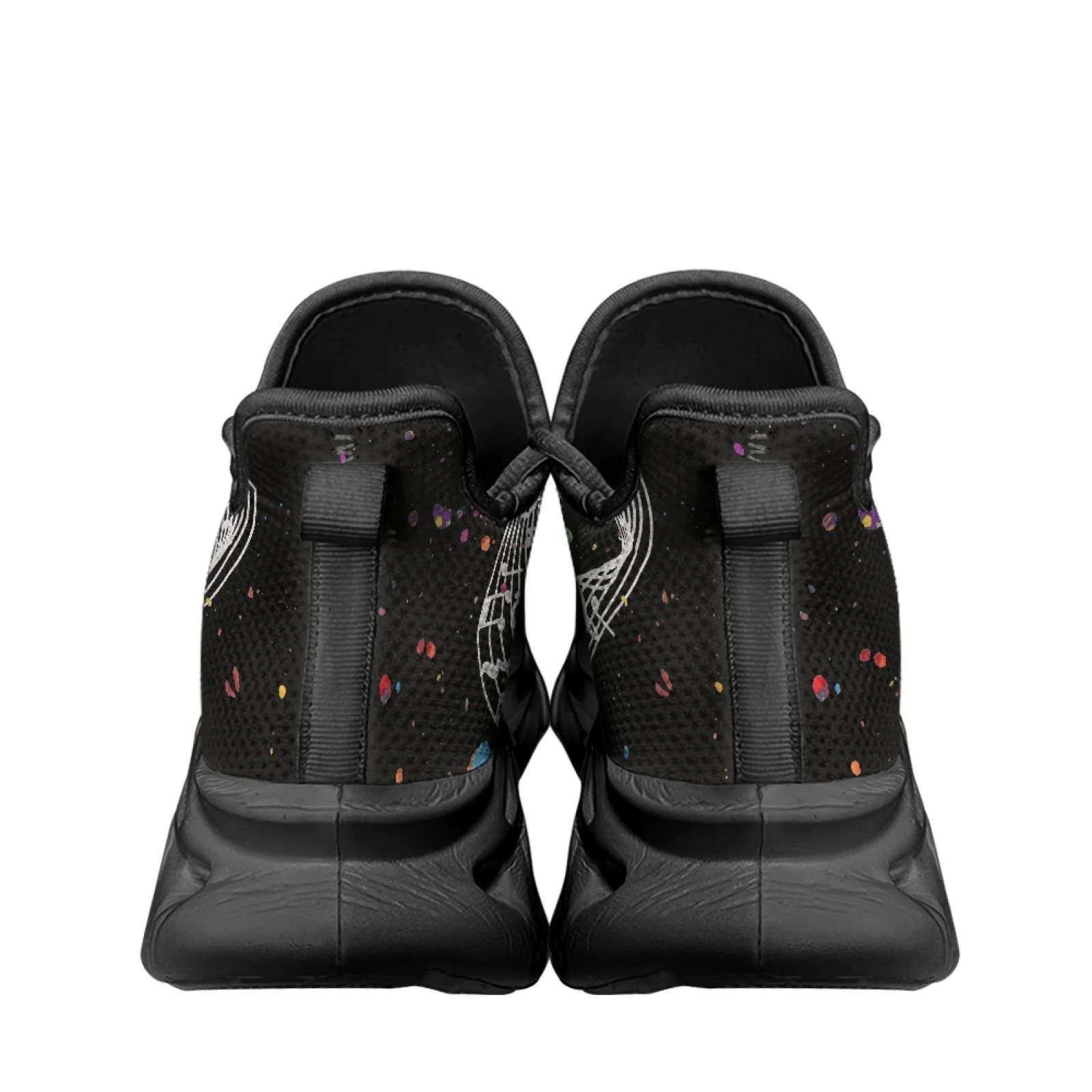 PENSTROLL PENSTROLL Music Note Rose Running Shoes Mesh & EVA Fashion Sneakers Comfortable for Unisex New Design Fall Fashion