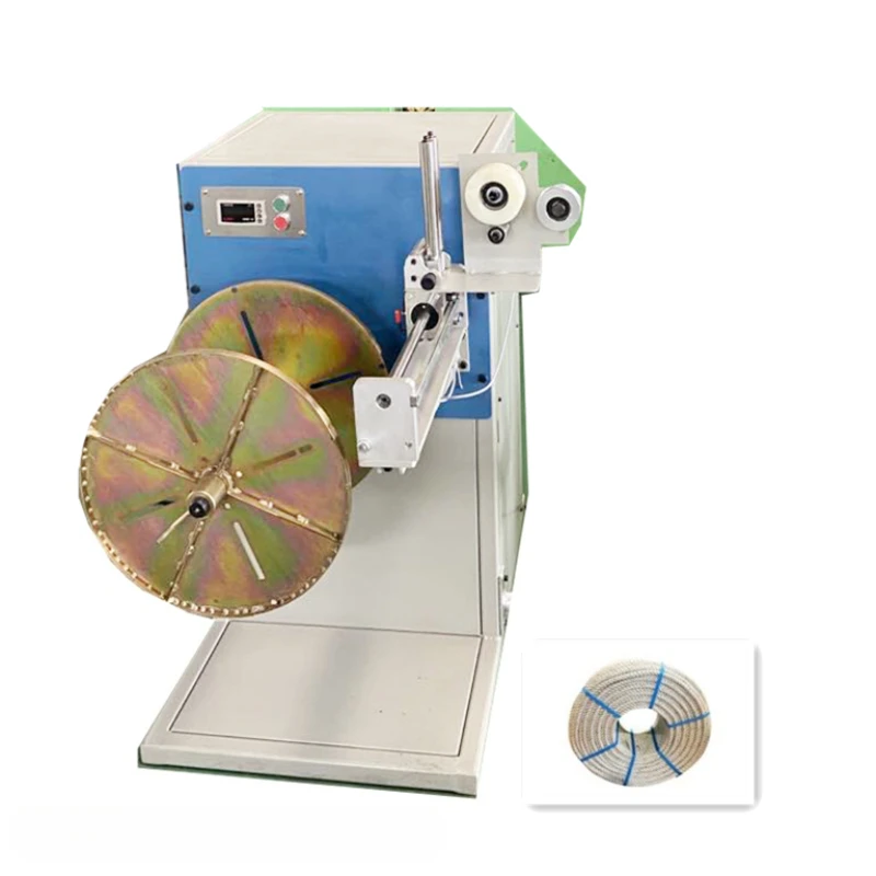 Automatic plastic rope coiler Semi-automatic soft plastic coiler coiler