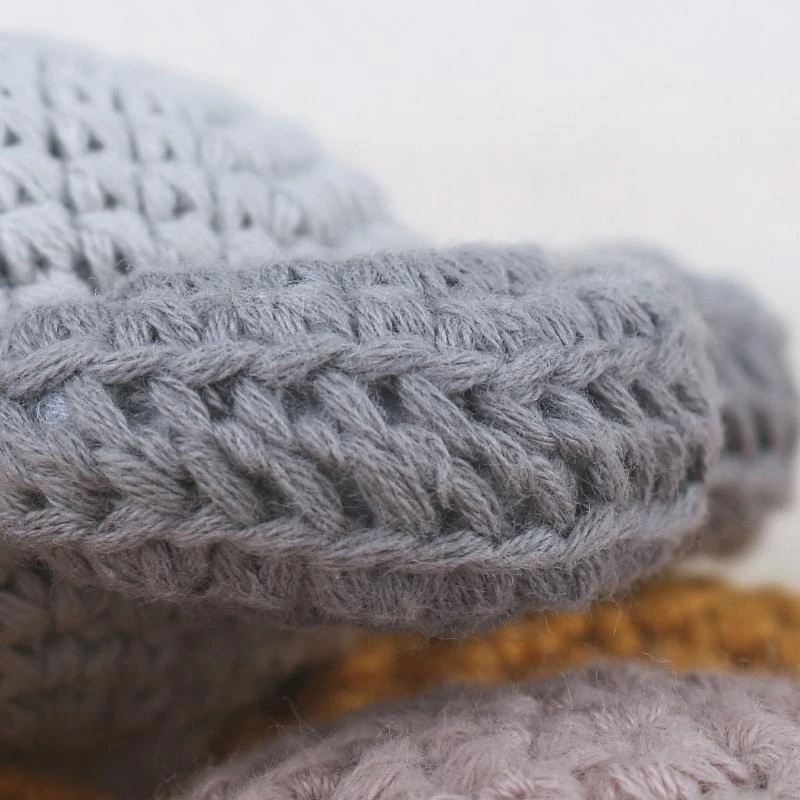 Brinquedo bonito flor crochê recheado tricô flor boneca apaziguar brinquedo para bebês 15UB