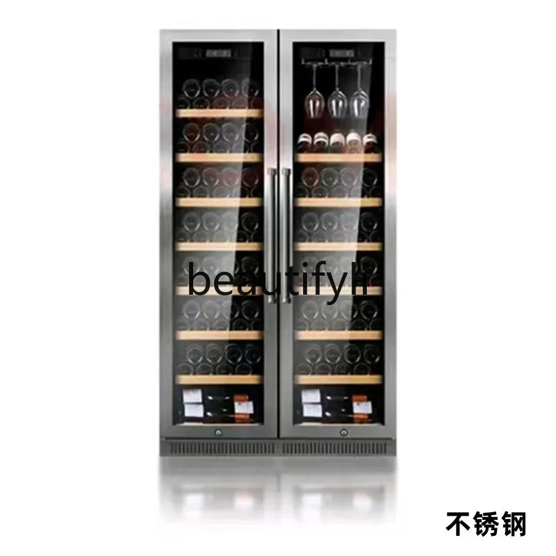 النبيذ الأحمر السيجار مزيج مجلس الوزراء التبغ مرطب درجة حرارة ثابتة الرطوبة الثابتة عرض خزانة العرض التجارية