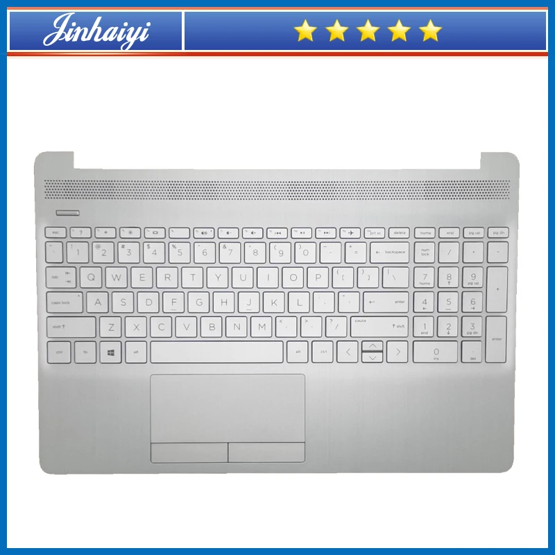 

Верхняя крышка ноутбука для H P 15S-DU 15S-DY 15-DW TPN-C139 Серебристая подставка под ладонь