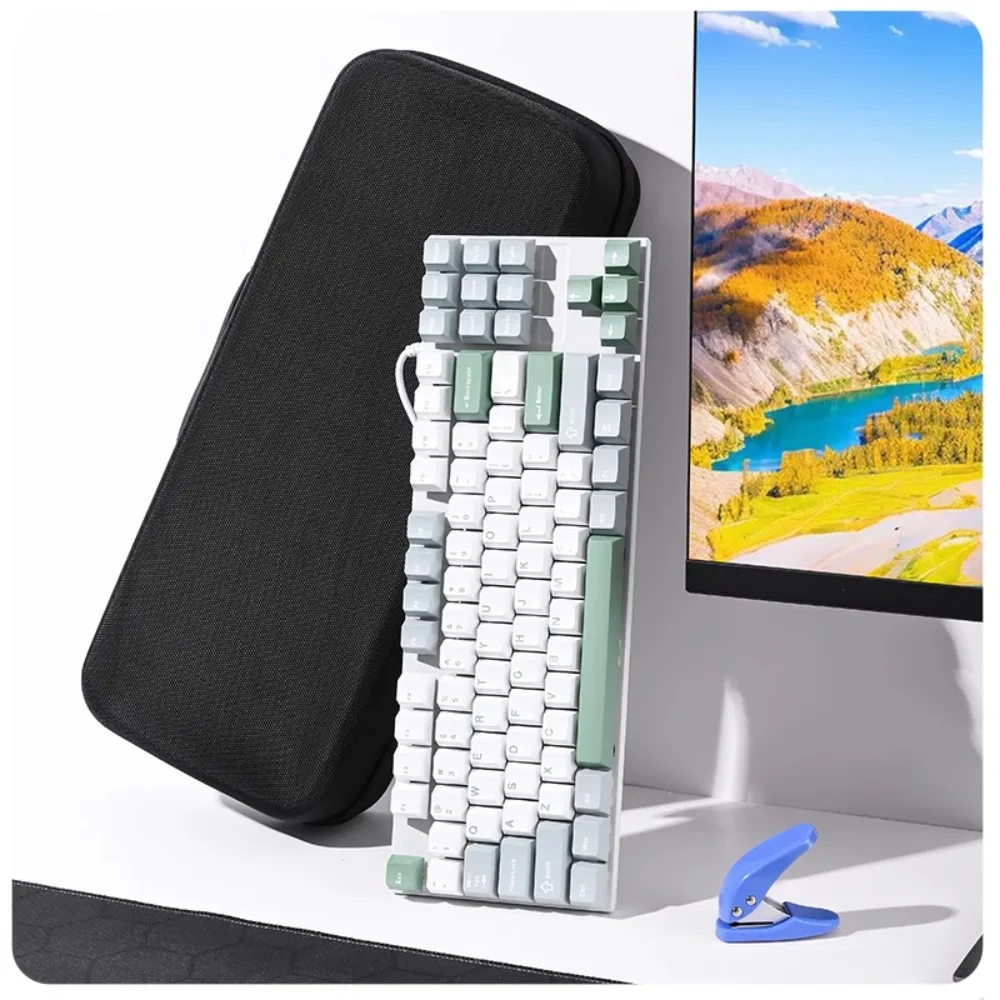 Mifuny toetsenbordorganisator op maat harde schaal Oxford doek 68/87 toetsen toetsenbordtas voor mechanisch toetsenbord spelaccessoires cadeau