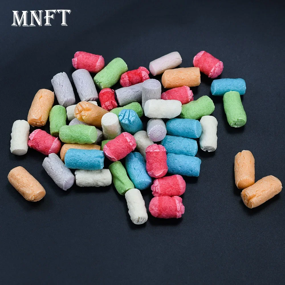 

100 шт., наггетсы из ПВА для ловли карпа, растворяющиеся всплывающие бойлы для ловли карпа, рыболовная приманка для ловли карпа, аксессуары для ловли карпа