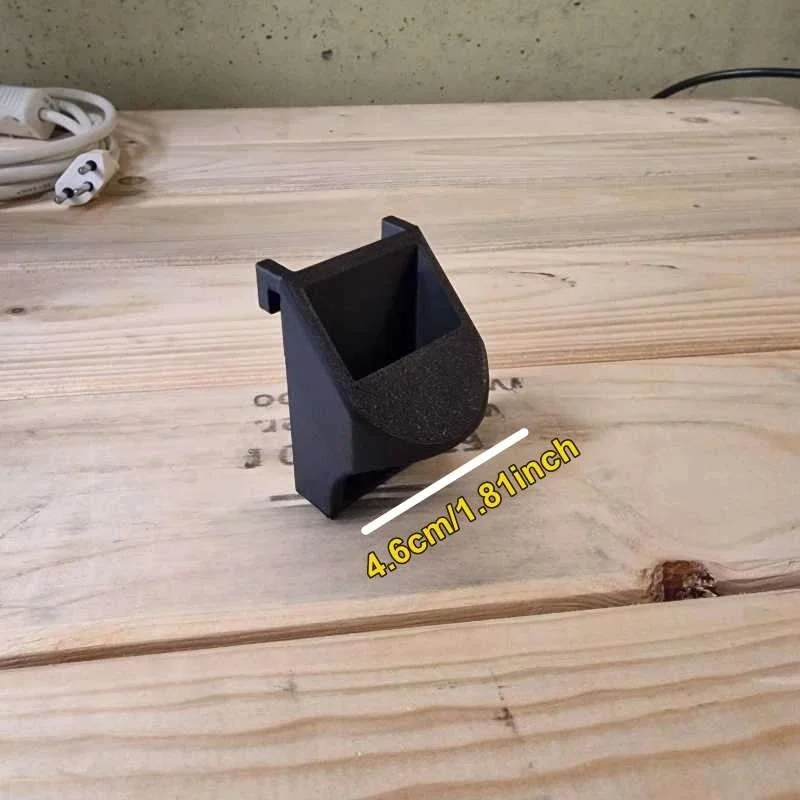 Folding Measuring Ruler Holder Pegboard Wall Mount Fit Skadis Peg Board Workshop Hardware Storage Clip