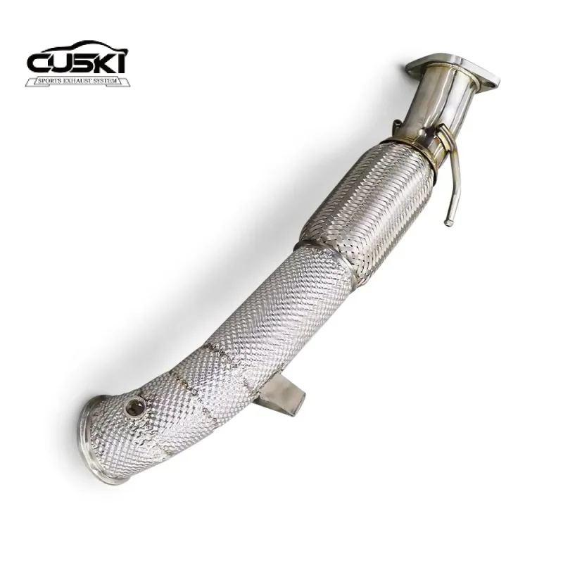 Customizable exhaust Stainless Steel 304 Performance Exhaust Pipe for Ford Focus MK4 ST 2.3 with Insulation Material view 4