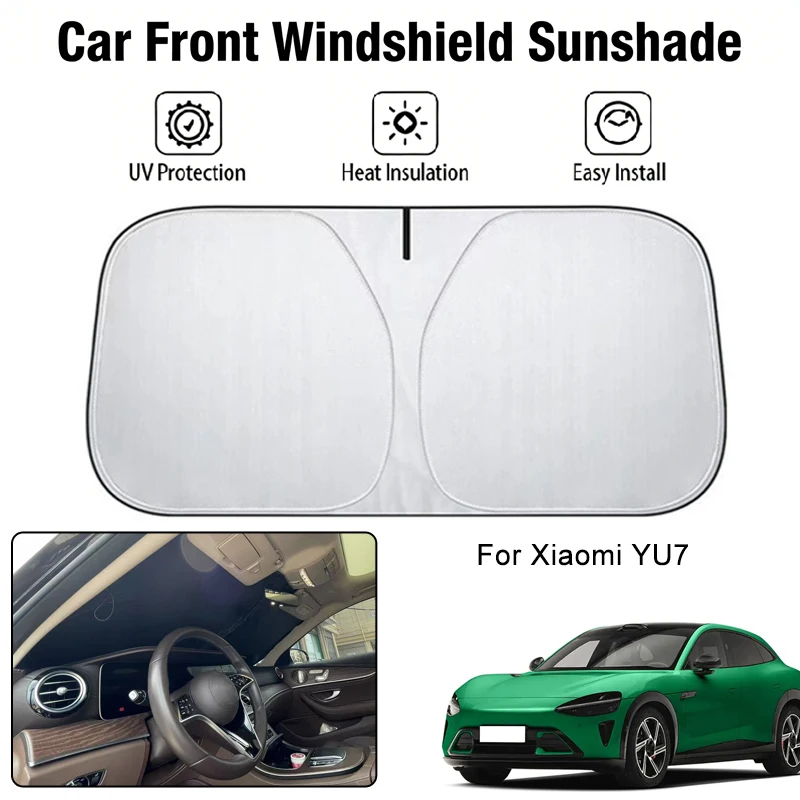 

Car Front Windshield Sunshade Cover For Xiaomi YU7 UV Block Heat Insulation Auto Interior Sun Protection Accessories