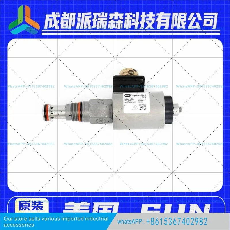 Male cartridge valve RDBA-LAN threaded overflow solenoid valve Imported hydraulic equipment