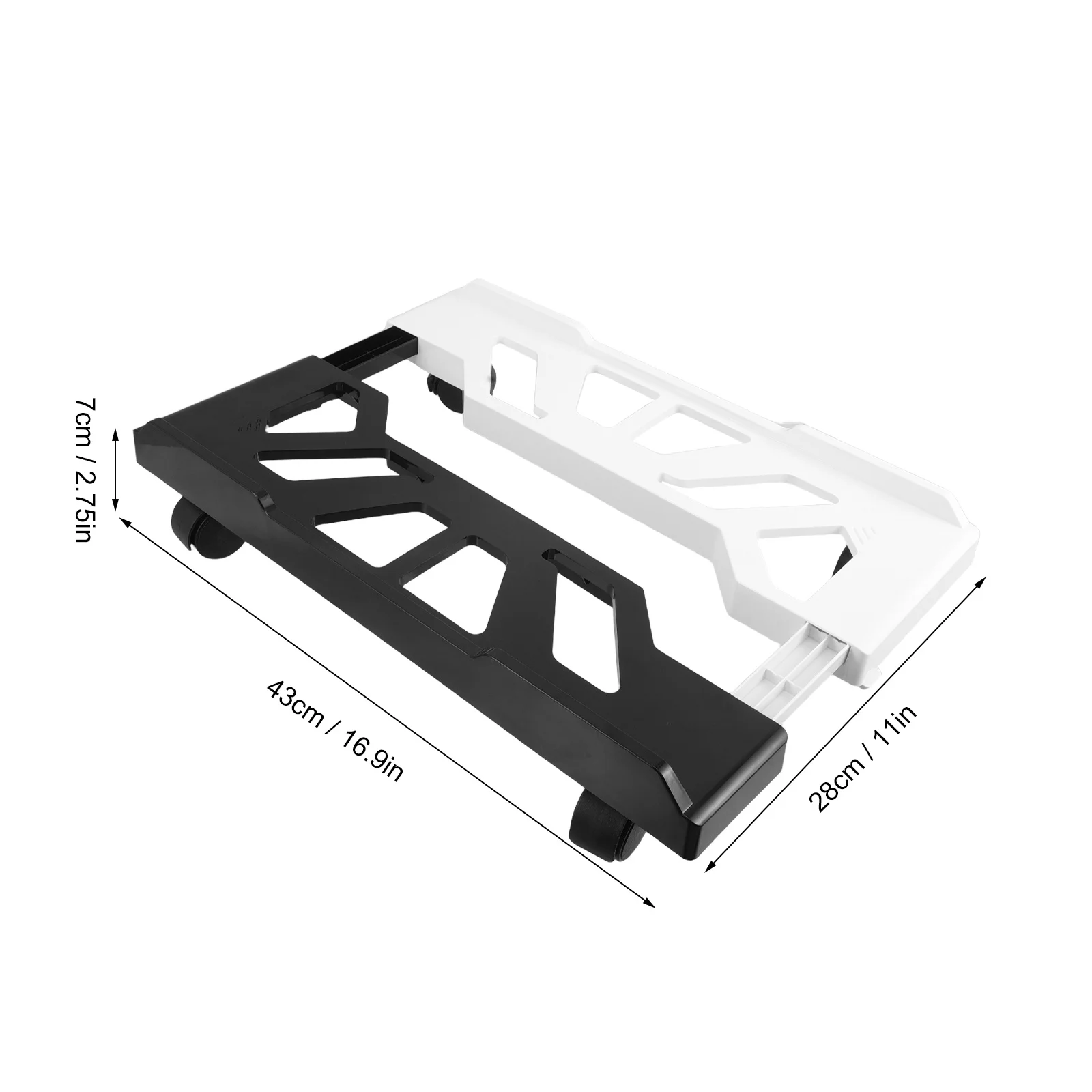 Adjustable Computer Tower Stand With Wheels Mobile Cpu Holder Floor Stand For Office Home Use Pc Tower Holder Under Desk