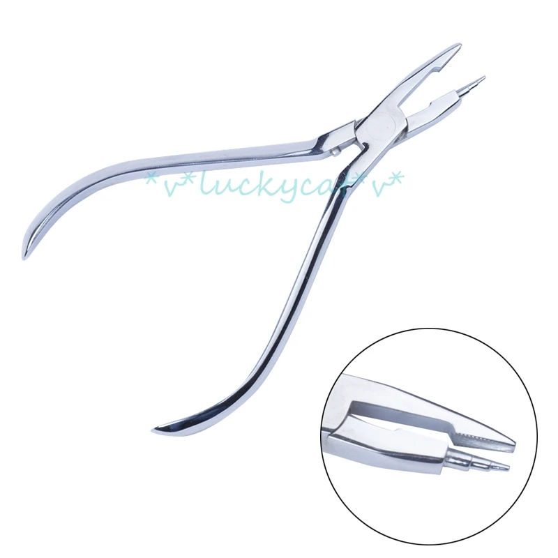 Dental Orthodontic Half-moon Trapezoidal Pliers Dental Tools Dental Young Loop Bending Plier Trapezoidal Tip Making