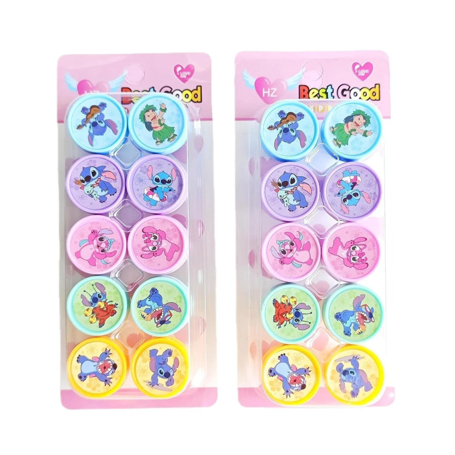 10/30 قطعة ليلو وستيتش Stamps هدايا الحفلات غرزة ختم Stamps الفصول الدراسية المدرسية المكافآت جوائز جودي حقيبة هدايا حفلة عيد ميلاد هدية