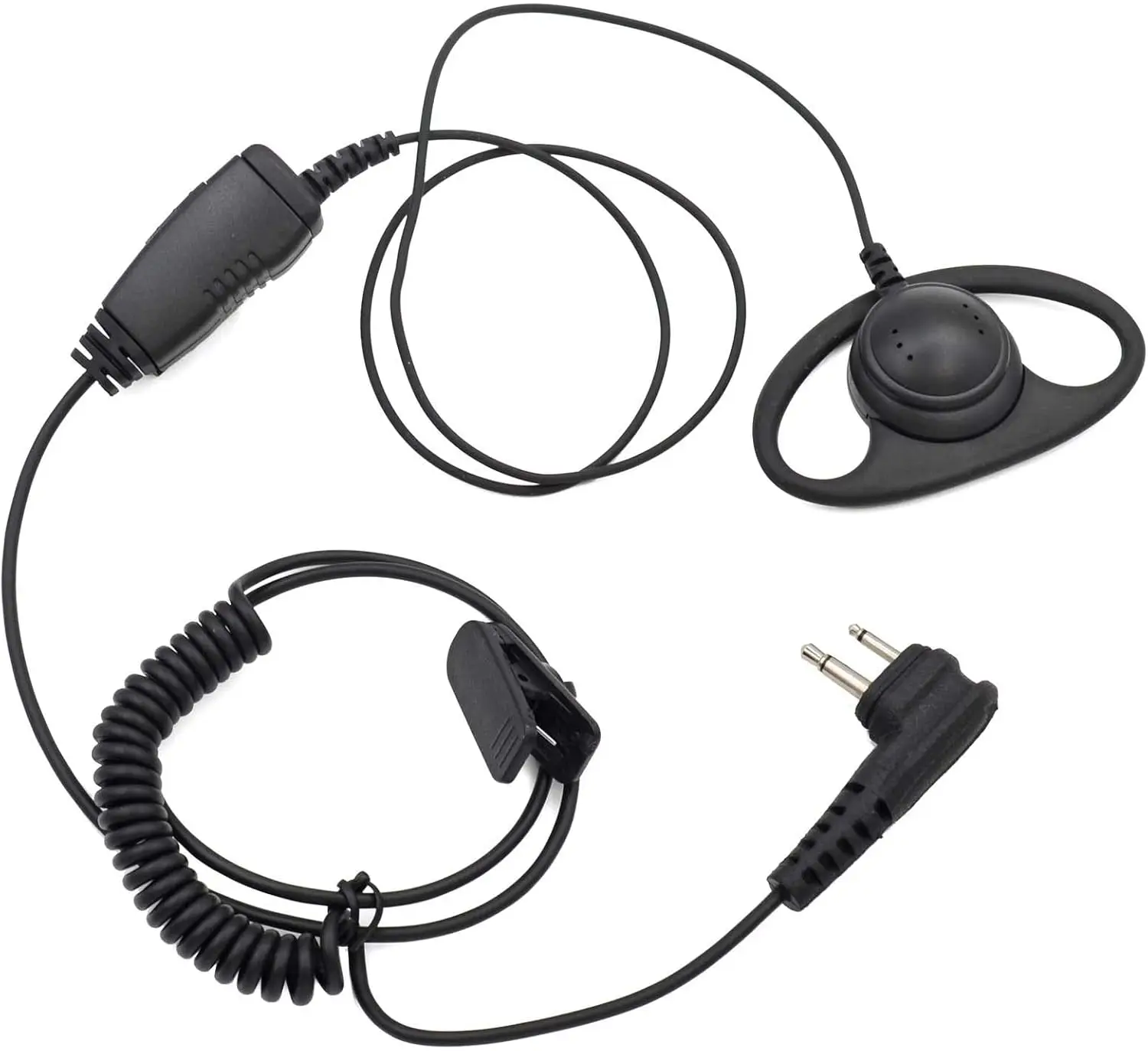 

HKLN4599 HKLN4599B D-Style CP200D Earpiece with Mic for Motorola Radios CLS1110 CLS1410 DTR620 DTR650 CP200 RDV5100 RDM2020