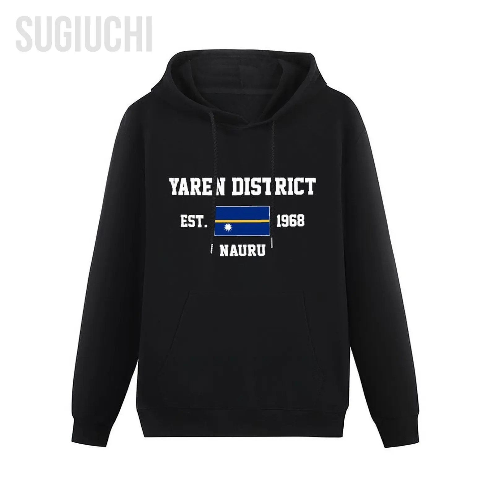 Men Women Hoodies Nauru EST.1968 Yaren District Capital Hoodie Pullover Hooded Hip Hop Sweatshirt Cotton Unisex