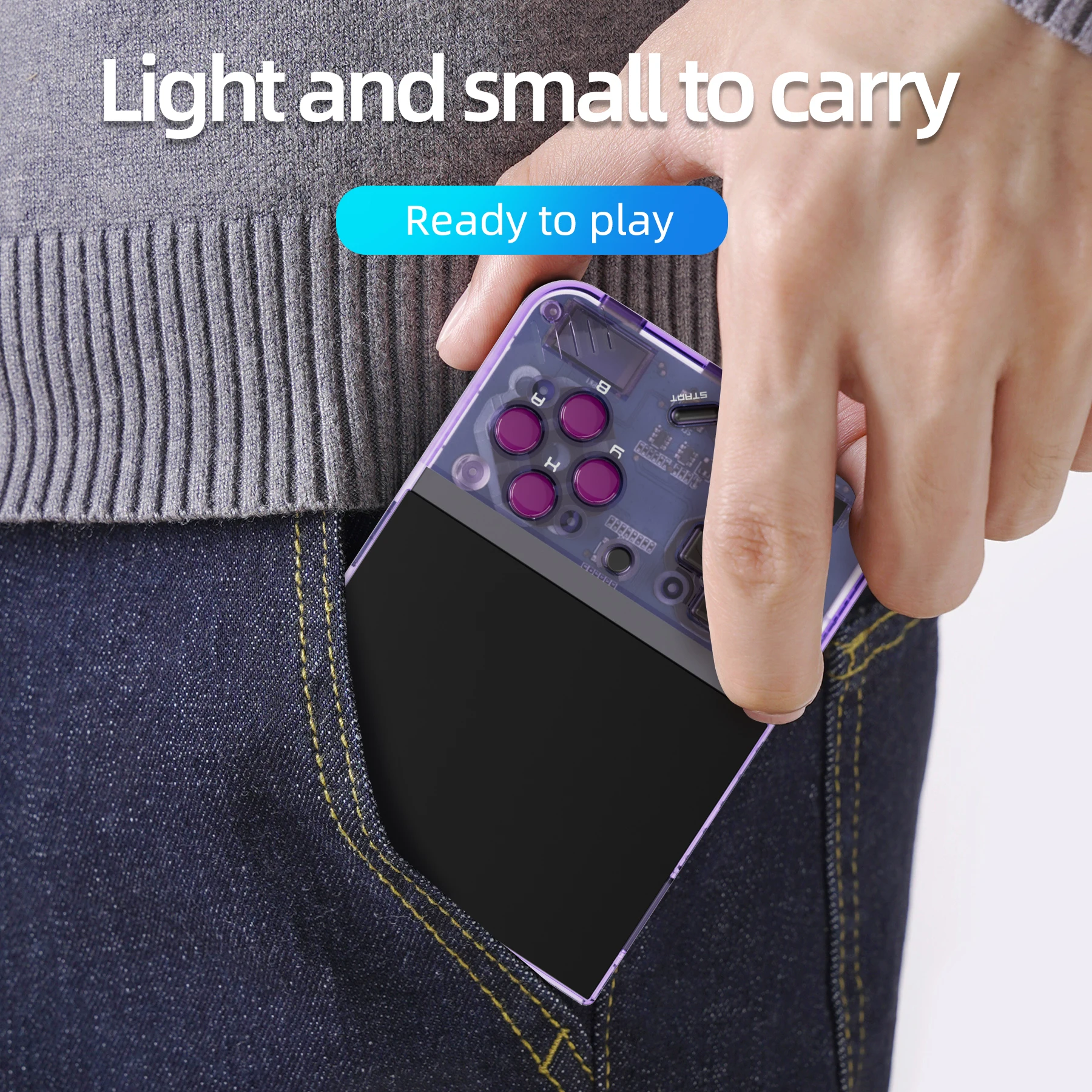

MIYOO PLUS MINI Pocket Player 3.5'' IPS Screen Linux System Retro Portable Console Video Game Handheld Game Console Player Gifts