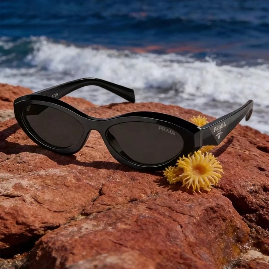 Prada women sunglasses elegant beach vibe eyewear