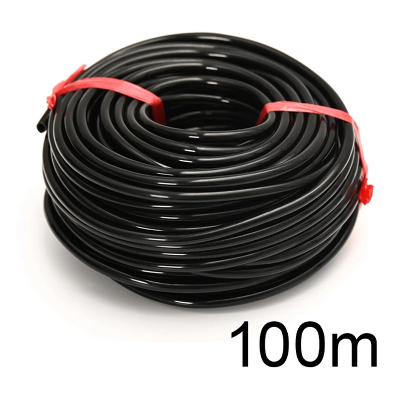 

100M Drip Irrigation System Plant Watering Set Watering Kit Adjustable Black For Irrigation Garden Watering System