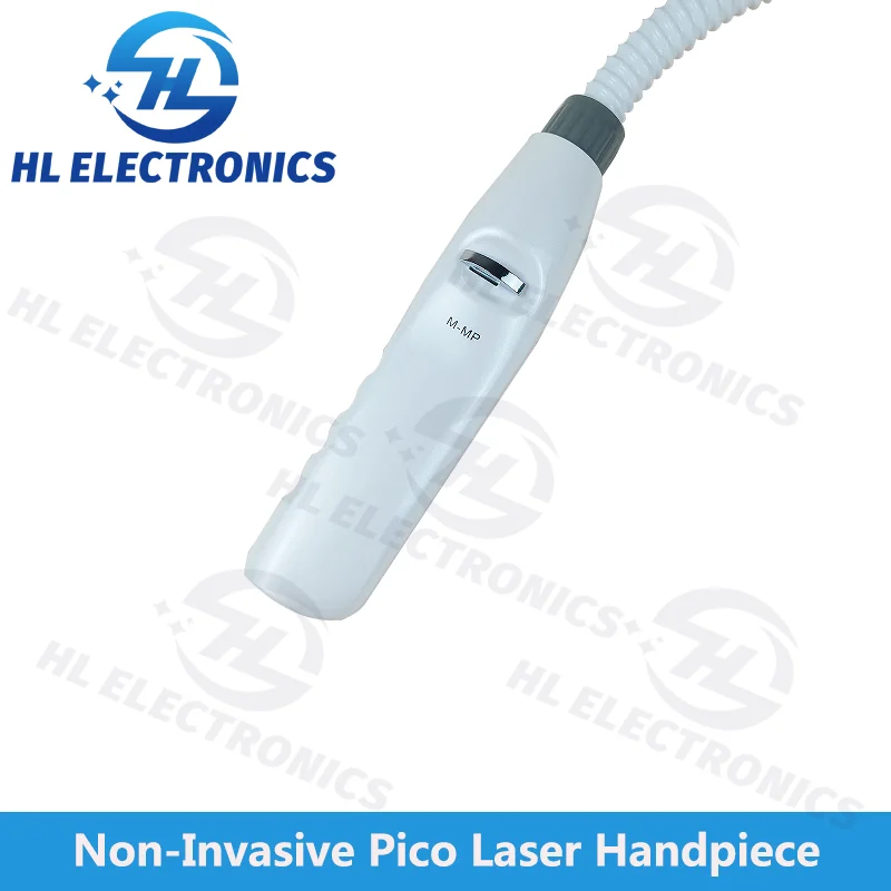 Non-invasive Pico laser Handle with 1064nm 532nm 1320nm 755nm Laser Lens tips probe Black doll