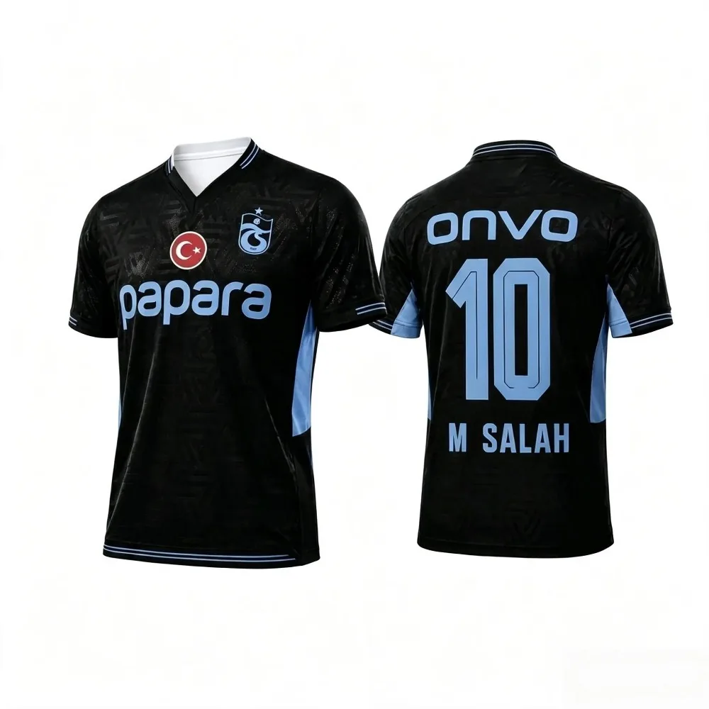 2026 Trabzonspor Salah 10# Football Jersey Men Summer 3D Print Sports Football T-shirt Breathable Quick Drying Family Clothing