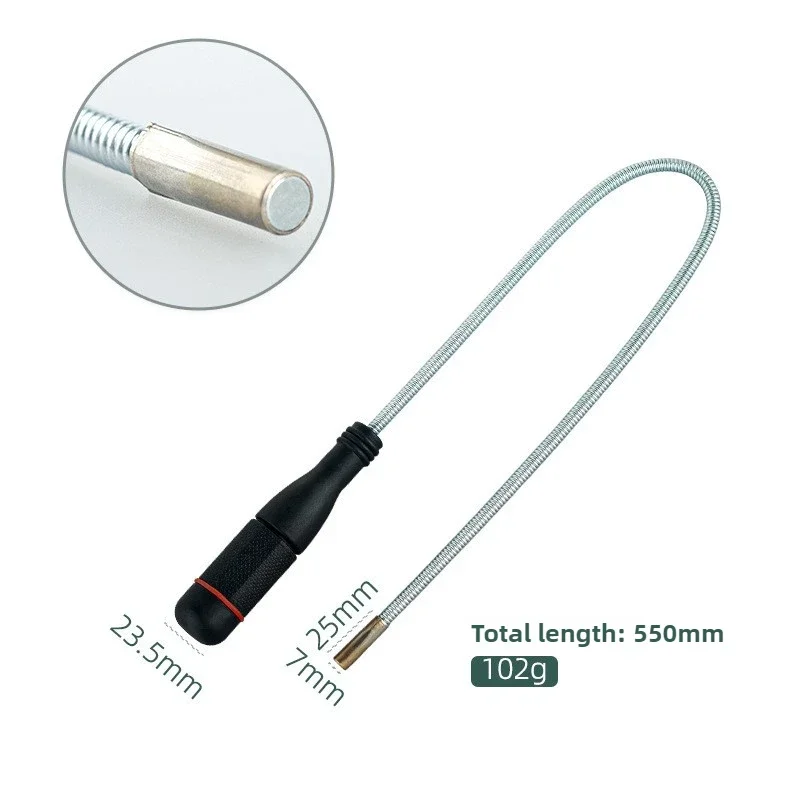 Telescopische magnetische pick-up tool Uitschuifbare magneet Stick Grabber Tools Roestvrijstalen bout Schroeven Reacher Magnetische nagelkiezer - afbeelding 1