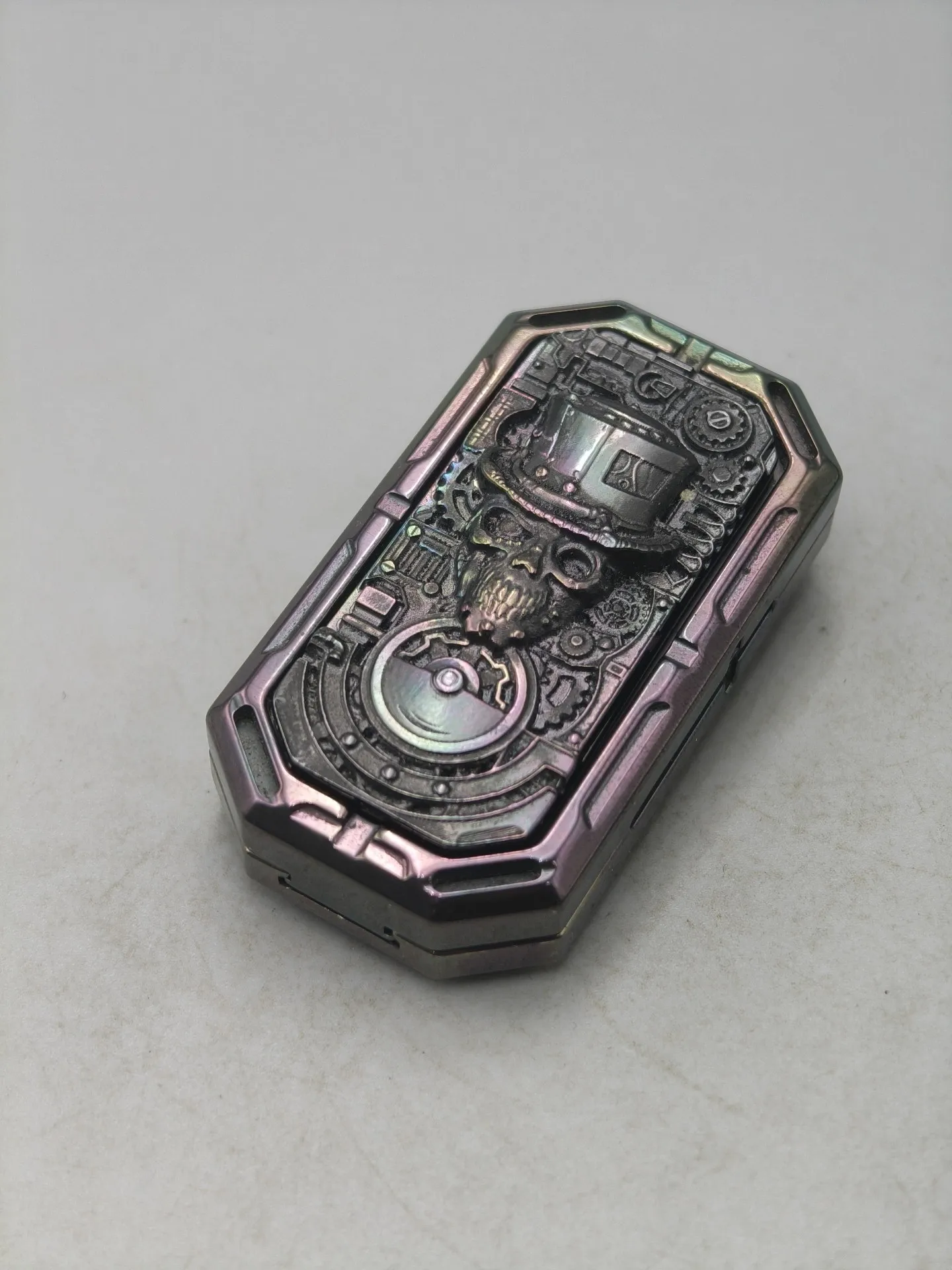 Used EDC EJH zirconium color rules, zirconium color love skull patch push card
