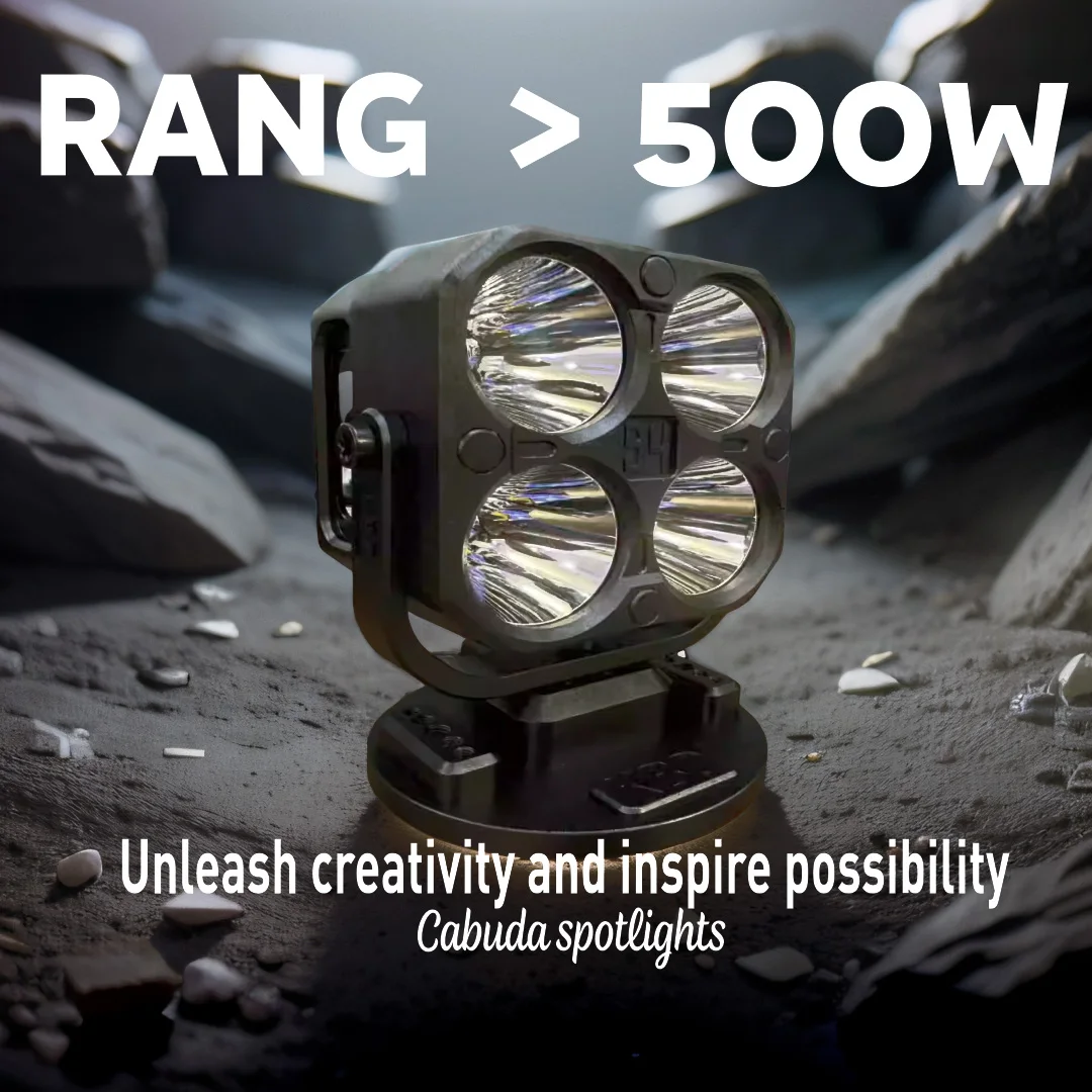 Led Lightsoutdoor Lighting, Off-Road Lighting, Top Brightness, High Flood Medium Range, Unique Lights, Cabuda Spotlights