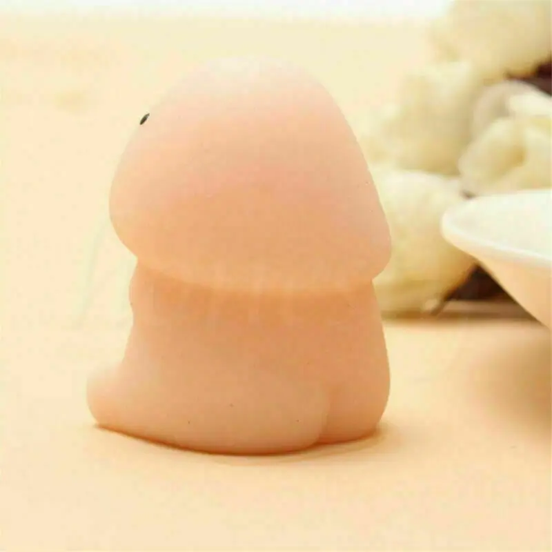 1X Mochi Dingding Squishy Focus Squeeze Abreact Healing Toy Fun Joke Gift