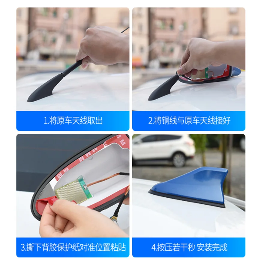 1pcs car roof decoration radio antenna for Renault Koleos Fluenec Kangoo Latitude Sandero Kadjar Captur Talisman Megane RS