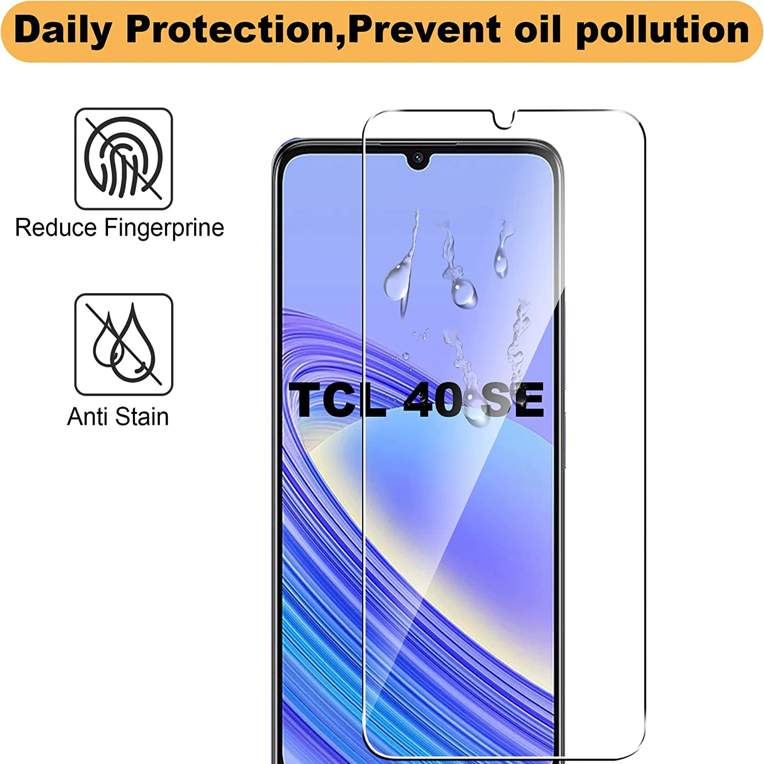 For TCL 30 SE 30XL 30XE 40 SE 405 408 40X 40XL 40XE,2/4Pcs Tempered Glass 9H Screen Protector