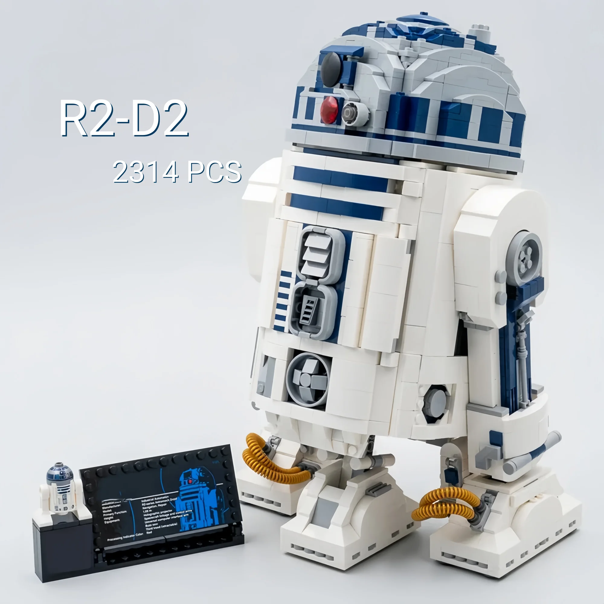 2025 nuevo 2314 Uds Robot figuras de la Unión Espacial Moc R2D2 R2-D2 bloques de construcción adultos cumpleaños regalos de navidad 75308