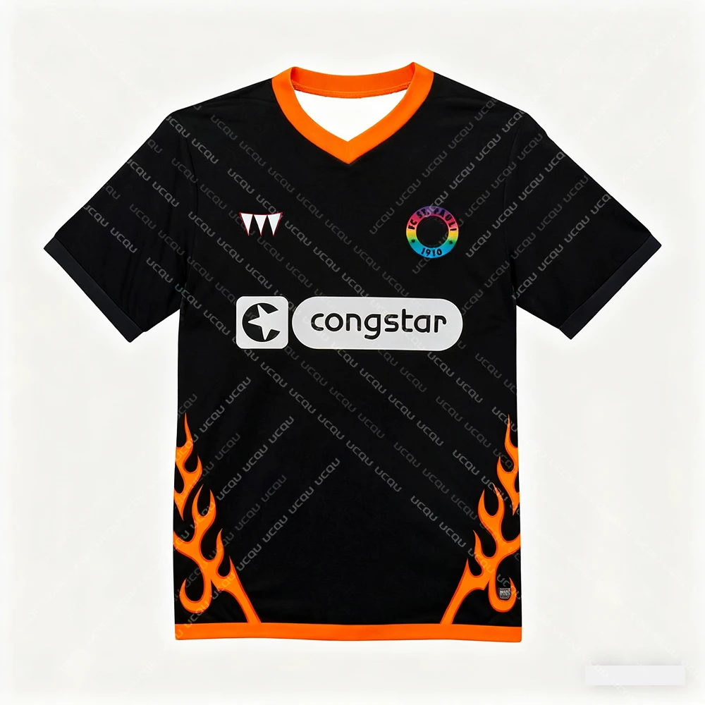 ملابس رياضية جديدة لكرة القدم لعيد الميلاد والهالوين، طقم رياضي خارجي حصريًا للأطفال والكبار بنفس النمط #4