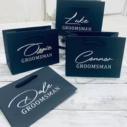 Sacchetti regalo personalizzati Groomsman o proposta di matrimonio damigella d'onore bomboniere regalo migliore amico festa del papà regalo nome personalizzato