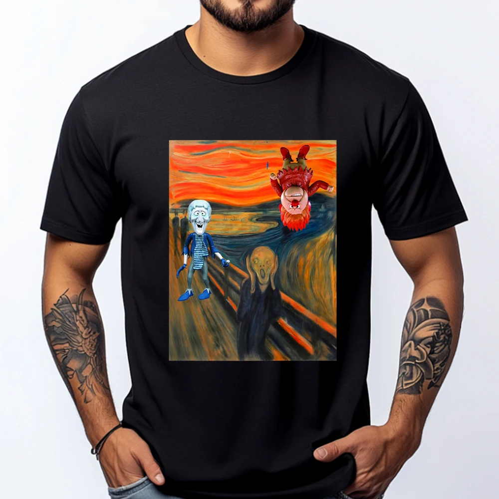 

Funny Art Upside Down Cold Heat Luxury T Shirt Men's T-Shirts EU SIZE Mother's Day