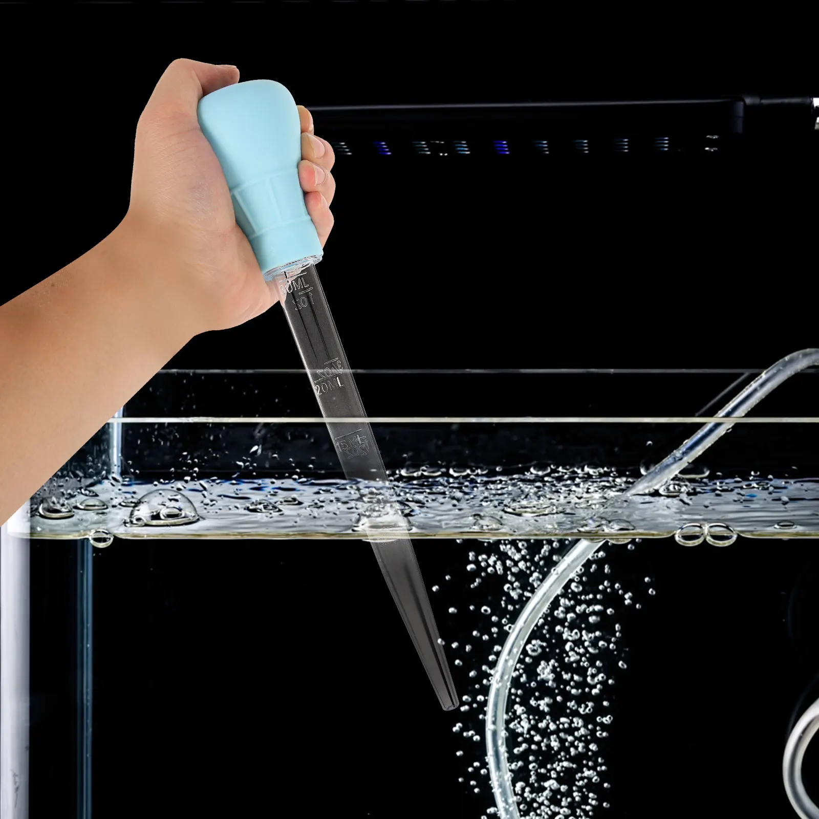 

Siphon Manual Aquarium Pump Waste Remover Strong Suction Water Household Aquarium Sand Tool Professional Supply Faeces Adsorber
