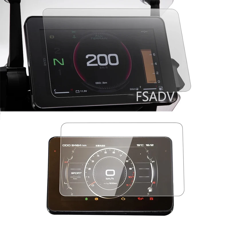 

Защитная пленка для TFT-дисплея мотоцикла для CFMOTO 800MT 800 MT IBEX800 IBEX 800 2023 2024, защитная пленка для экрана, инструмента