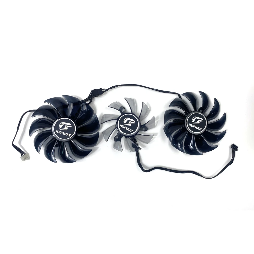 NEW 3PCS 85MM 75MM 4PIN PVA080E12R iGame RTX2080 2070 2060 1660 Advanced GPU FAN For Colorful RTX2080 TI 2070 TI 1660 SUPER