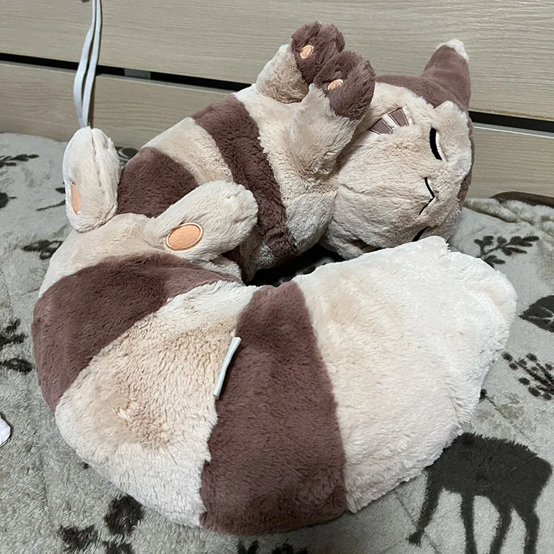 45cm Pokemon Sleepy Furret Plush Toys Furret Nap Pillow Sentret Stuffed Furret Anime Pillow Dolls For Kid Birthday Xmas Gift