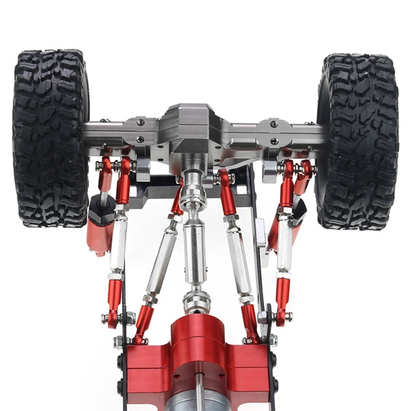 2 Pcs On/Off 전원 스위치 수신기 HSP 및 1Set 금속 전면 및 후면 브리지 액슬 기어 박스 용 JST 커넥터