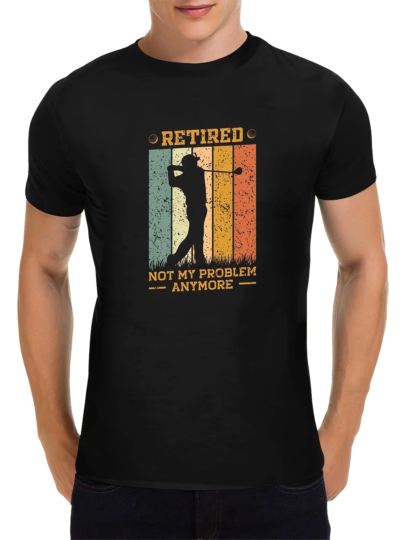 Men's Cotton Crew Neck T-Shirt Casual Style Regular Fit Open in New Tab