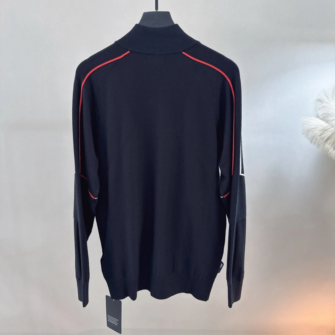 Men's Golf Jacket 2026 Fall New Korean Style Long Sleeve Letter Print Baseball Versatile Casual Breathable Quick-Dry Polyester