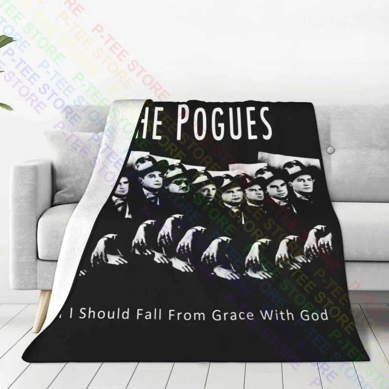 The Pogues If I Should Fall From Shane Mac Gowan Tom Waits Blanket Autumn Nap Blanket Faux Fur Throw