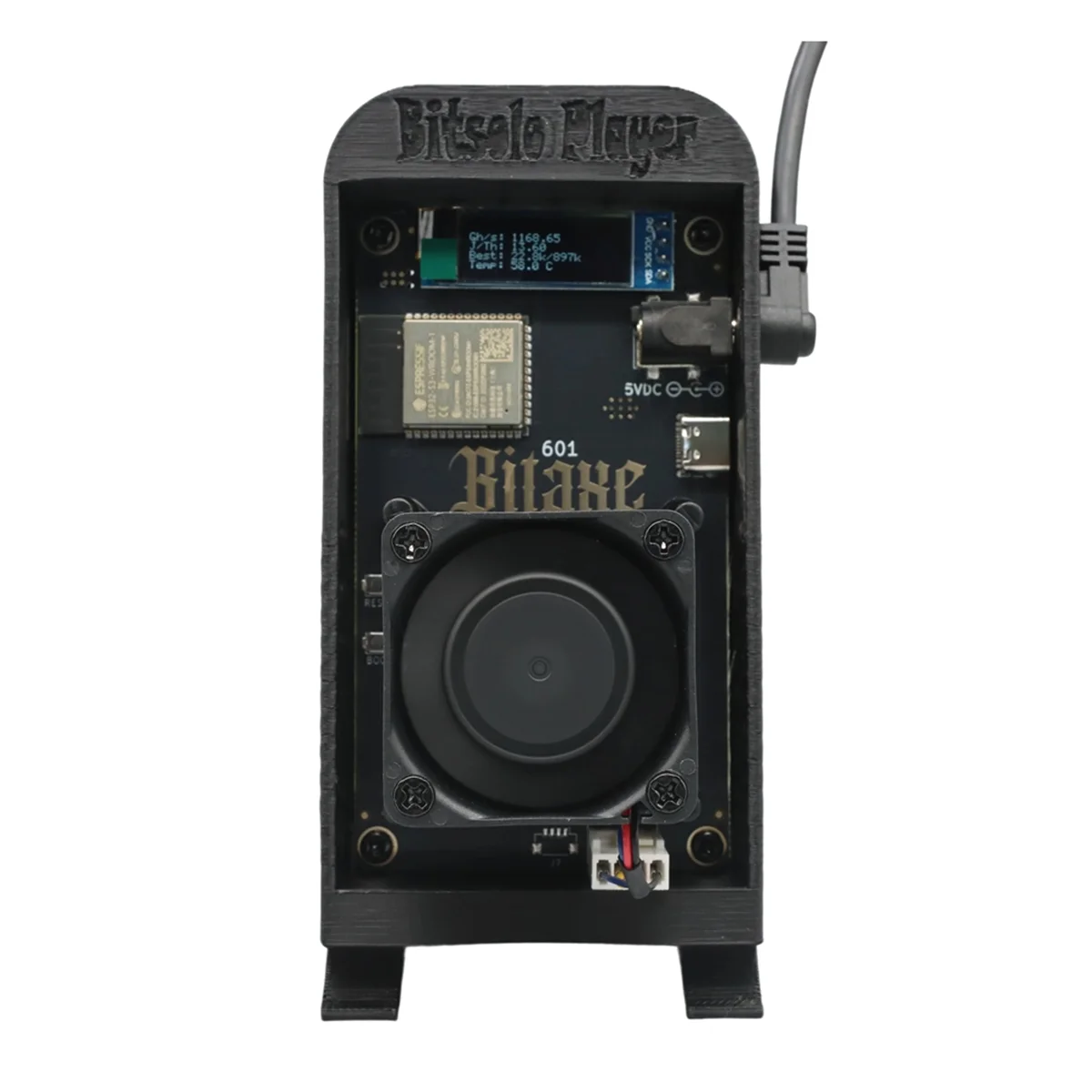 A04V Gamma 601 BTC Solo Miner مع Shell 1.2TH/S 18W BM1370 Asic Chip من Antminer S21 Pro Bitcoin BTC Miner EU Plug