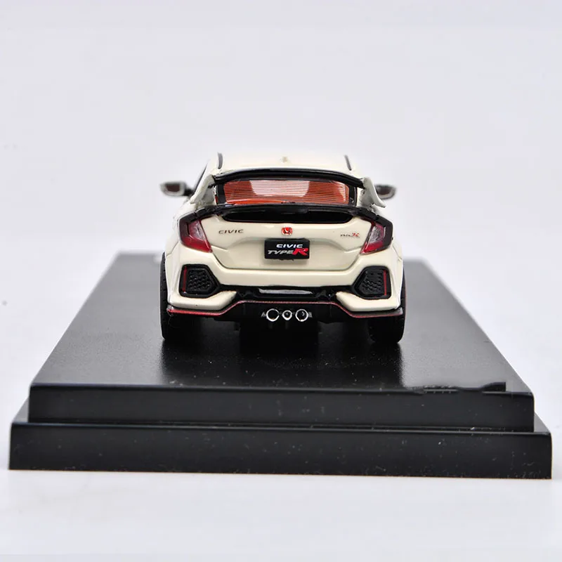LCD Original Alloy 1:64 Civic Type R FK8 2017 Car Model Adult Classic Collection Static Display Souvenir Gift Boy Toy