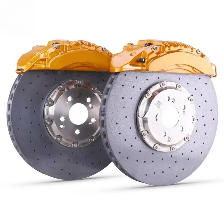 Hot Selling Carbon Fiber Ceramic Brake Disc Rotors Upgraded Brake Disc 380-420mm*34mm for  SL63 GT GLE53 GLA200