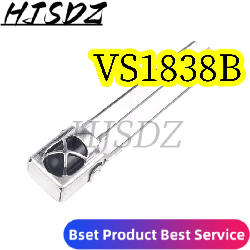 10PCS VS1838B HX1838 Vs0038 CHQB HS0038 Remote Receiver Tube Integrated Infrared Receiver Head